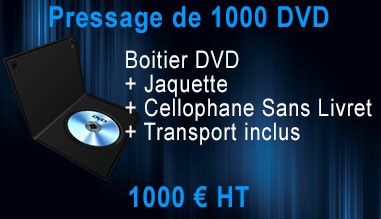 Promo Pressage 1000 DVD